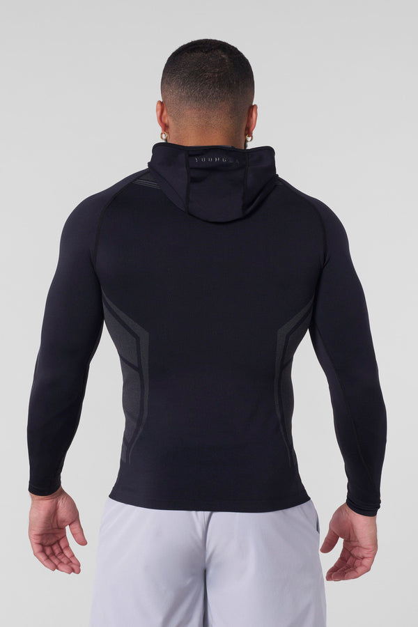 Warrior Compression Hoodies - Black Side