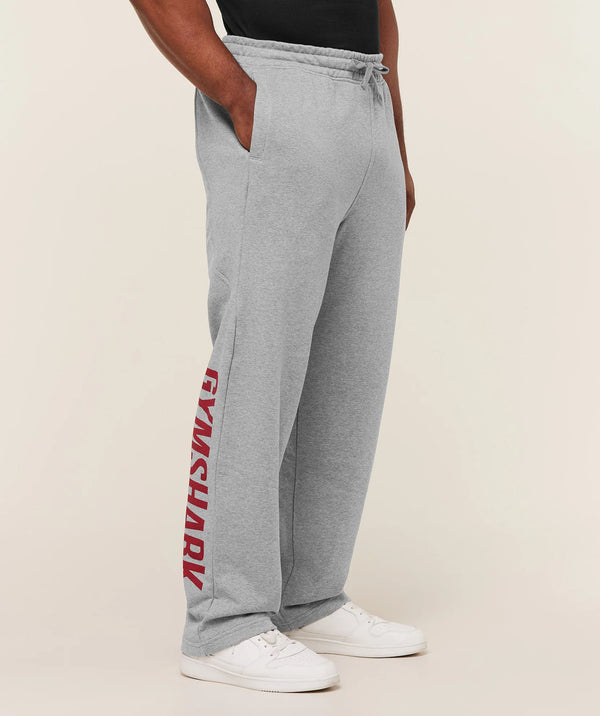 Power Straight Leg Pant - Charcoal Core Marl/Sets Red