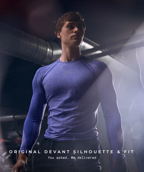 Devant Seamless Long Sleeve T-Shirt - Amethist