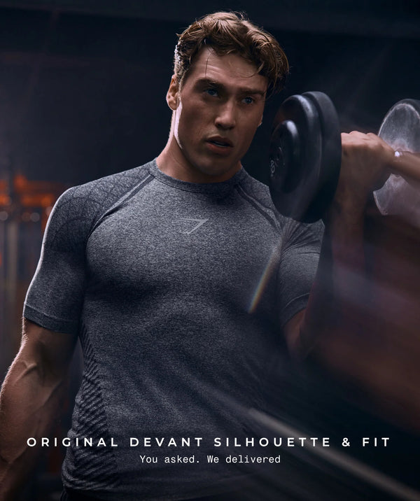 Devant Seamless T-Shirt - Heavy Blue