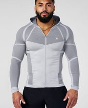 Apex Compression Zip-Ups - Grey Front