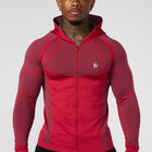 Apex Compression Zip-Ups - Red