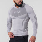 Warrior Compression Hoodies - Light Grey