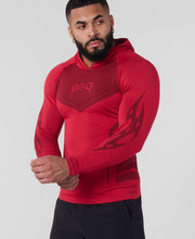Warrior Compression Hoodies - Red Front