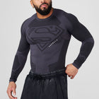 Superman Compression Longsleeves - Charcoal