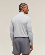 Vital Seamless 1/4 Zip - Light Grey/Smokey Grey