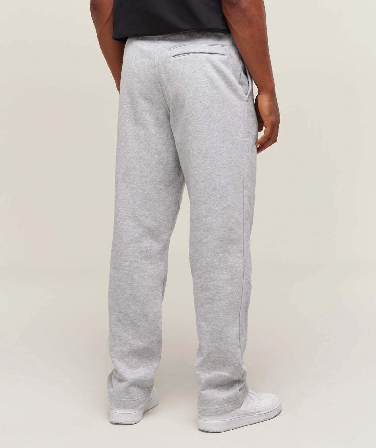 Crest Straight Leg Joggers - Light Grey Core Marl