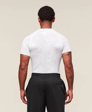 Geo Seamless T-Shirt - White/Light Grey