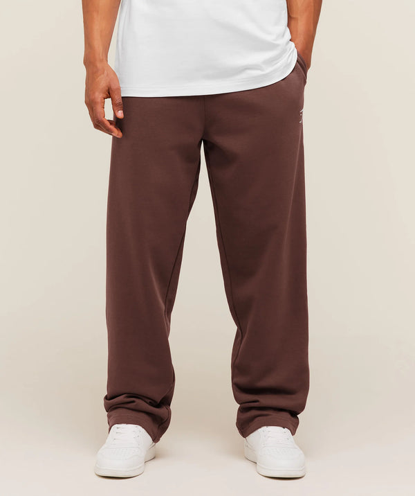 Crest Straight Leg Joggers - Espresso Brown