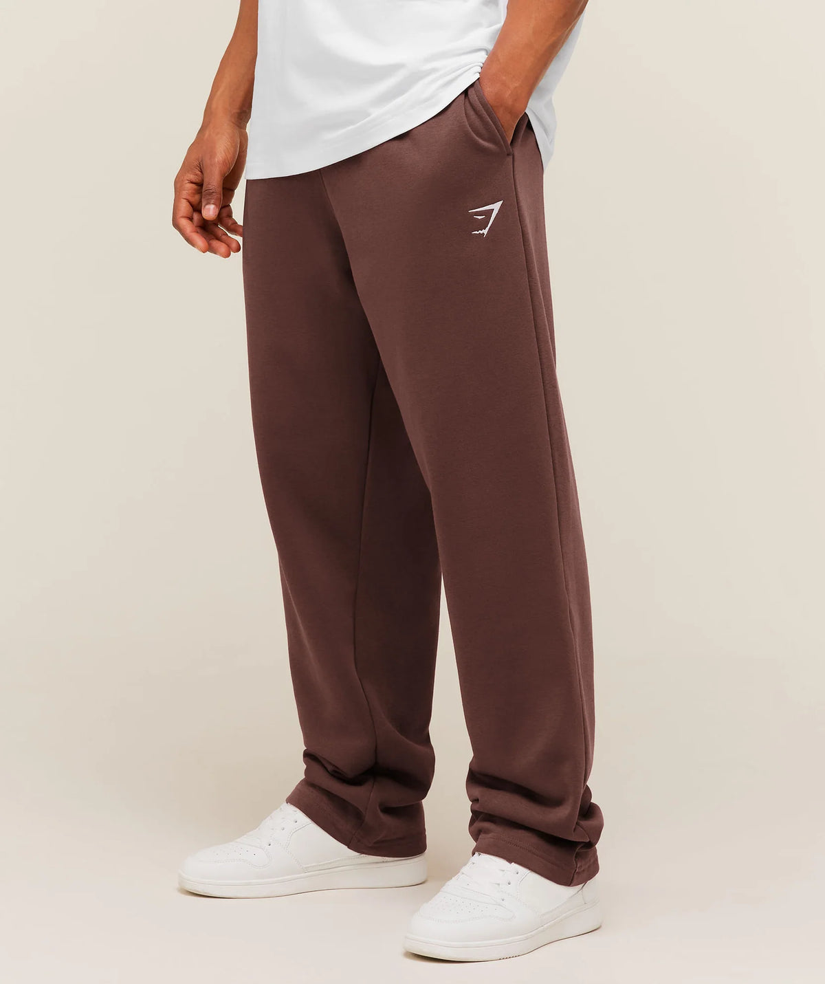 Crest Straight Leg Joggers - Espresso Brown