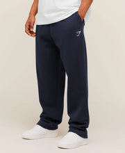 Crest Straight Leg Joggers - Heavy Blue