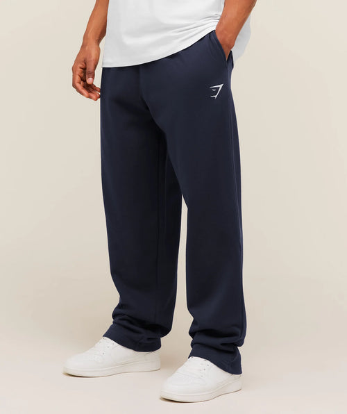 Crest Straight Leg Joggers - Heavy Blue