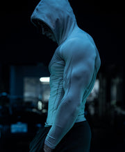 Warrior Compression Hoodies - Light Grey Side