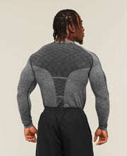 Devant Seamless Long Sleeve T-Shirt - Black Grey