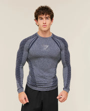 Devant Seamless Long Sleeve T-Shirt - Heavy Blue