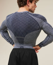 Devant Seamless Long Sleeve T-Shirt - Heavy Blue