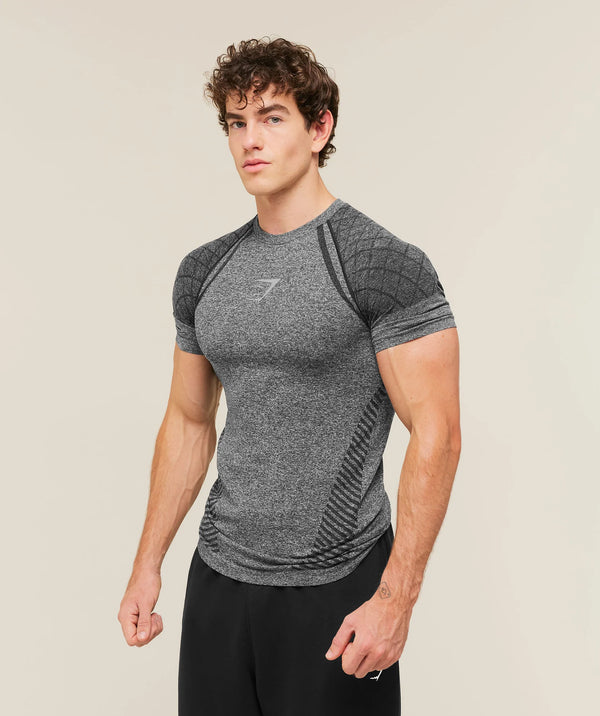 Devant Seamless T-Shirt - Black