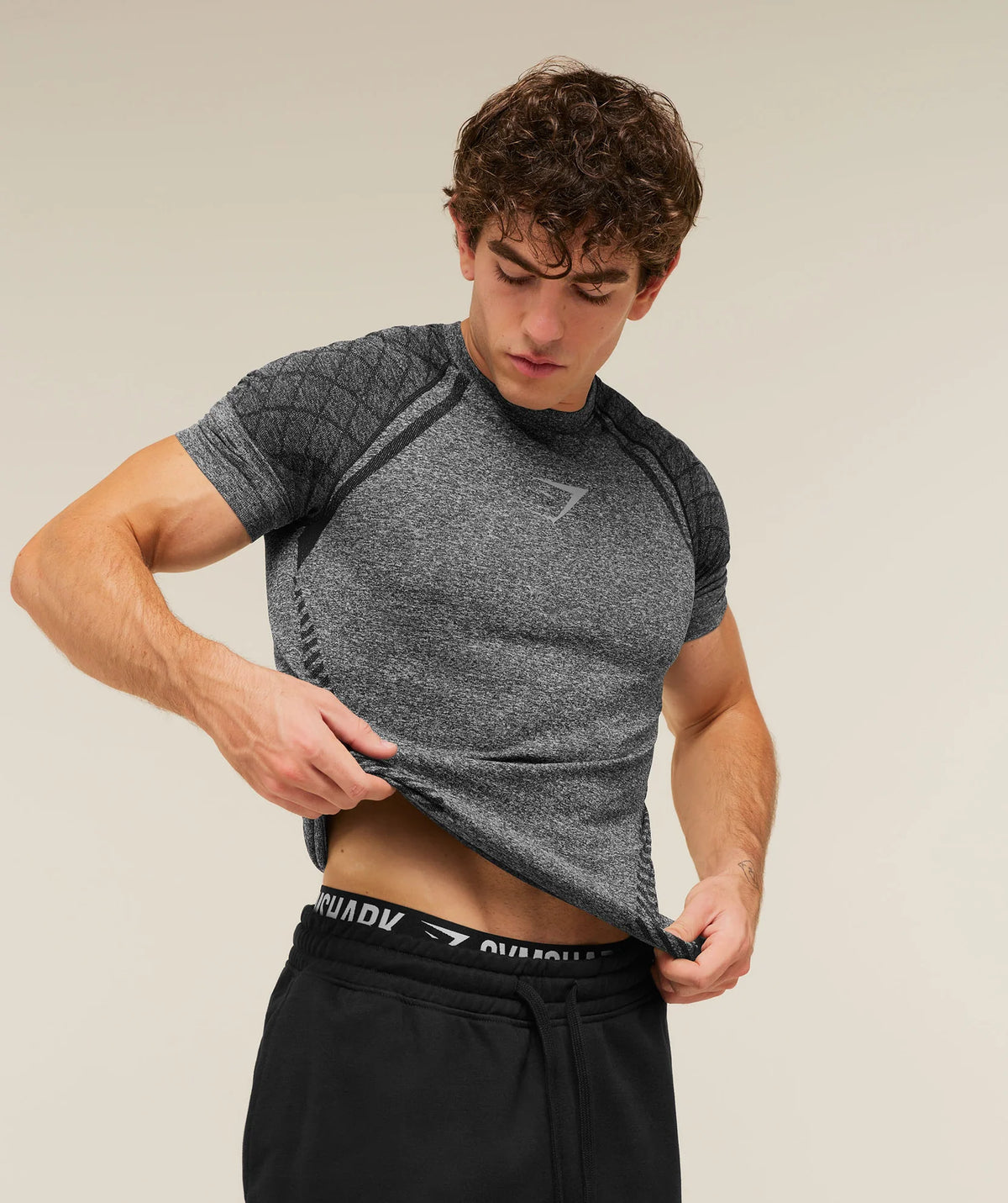 Devant Seamless T-Shirt - Black