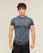 Geo Seamless T-Shirt - Shadow Blue/Tranquil Blue