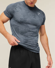Geo Seamless T-Shirt - Shadow Blue/Tranquil Blue