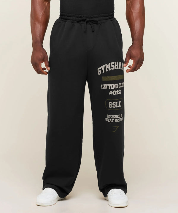 Global Lifting Wide Leg Pants - Black