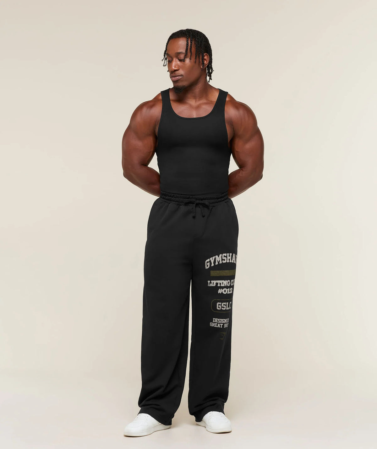 Global Lifting Wide Leg Pants - Black