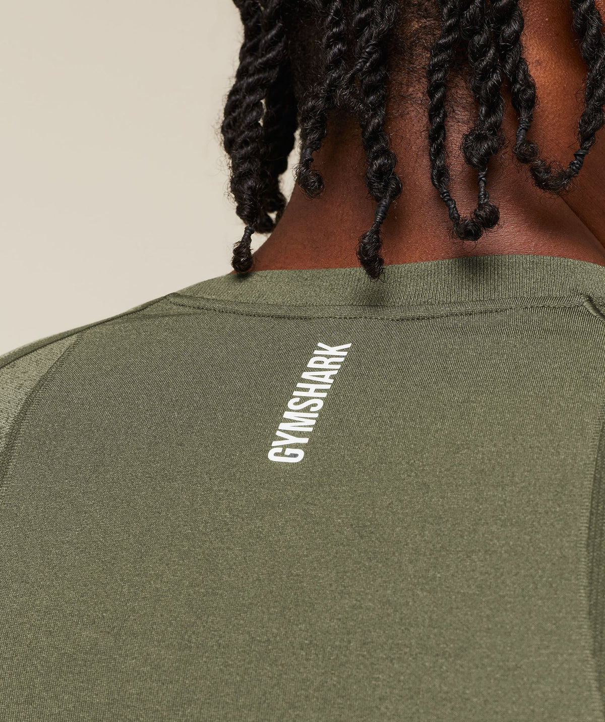Shadow Seamless Long Sleeve T - Core Olive