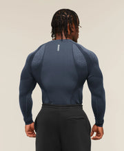 Shadow Seamless Long Sleeve T - Heavy Blue