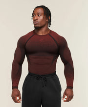 Shadow Seamless Long Sleeve T - Sets Red