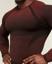 Shadow Seamless Long Sleeve T - Sets Red