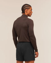Vital Seamless 1/4 Zip - Walnut Brown/Espresso Brown