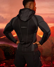 Apex Compression Zip-Ups - Black Volcano Back