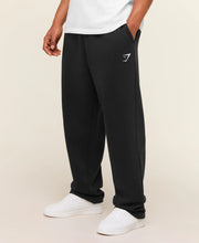 Crest Straight Leg Joggers - Black