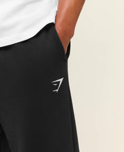Crest Straight Leg Joggers - Black