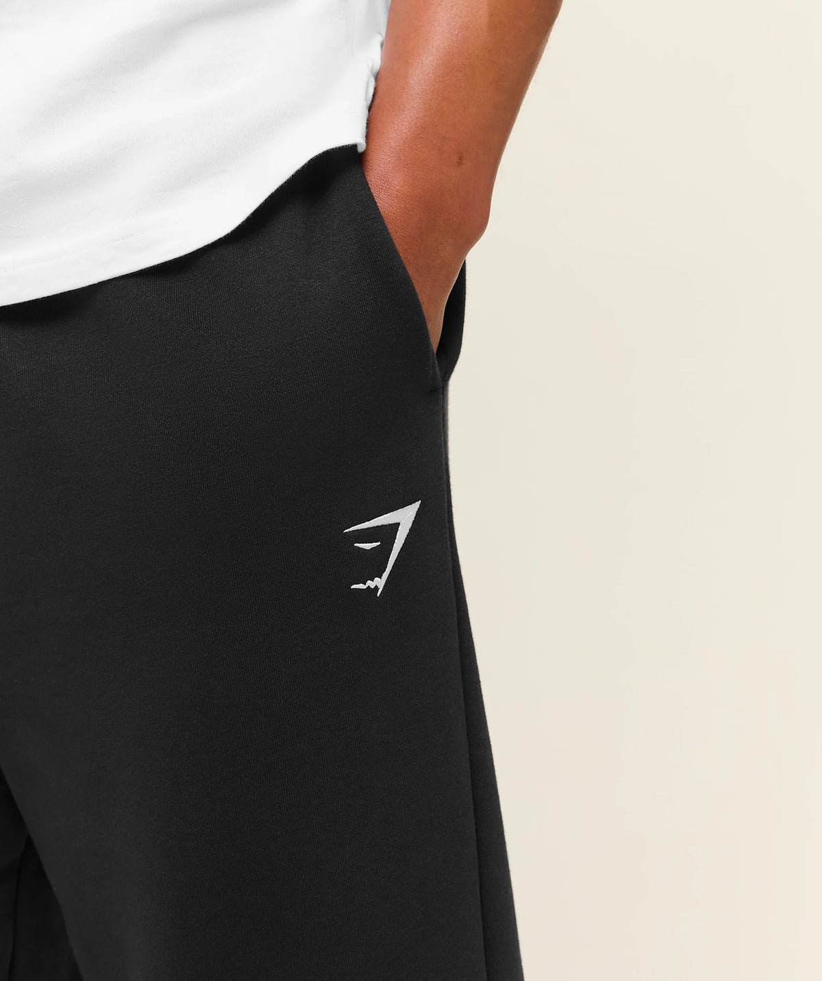 Crest Straight Leg Joggers - Black