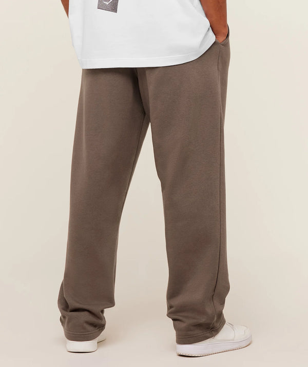 Crest Straight Leg Joggers - Soft Brown