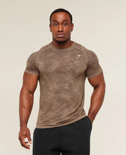 Geo Seamless T-Shirt - Lifestyle Brown/Archive Brown