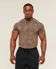 Geo Seamless T-Shirt - Lifestyle Brown/Archive Brown