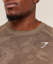 Geo Seamless T-Shirt - Lifestyle Brown/Archive Brown