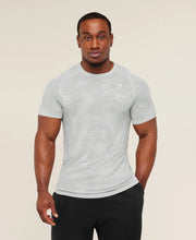 Geo Seamless T-Shirt - Light Grey/Smokey Grey