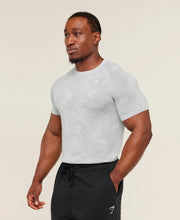 Geo Seamless T-Shirt - Light Grey/Smokey Grey