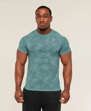 Geo Seamless T-Shirt - Storm Blue/Stealth Blue