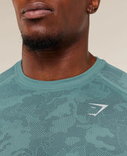 Geo Seamless T-Shirt - Storm Blue/Stealth Blue