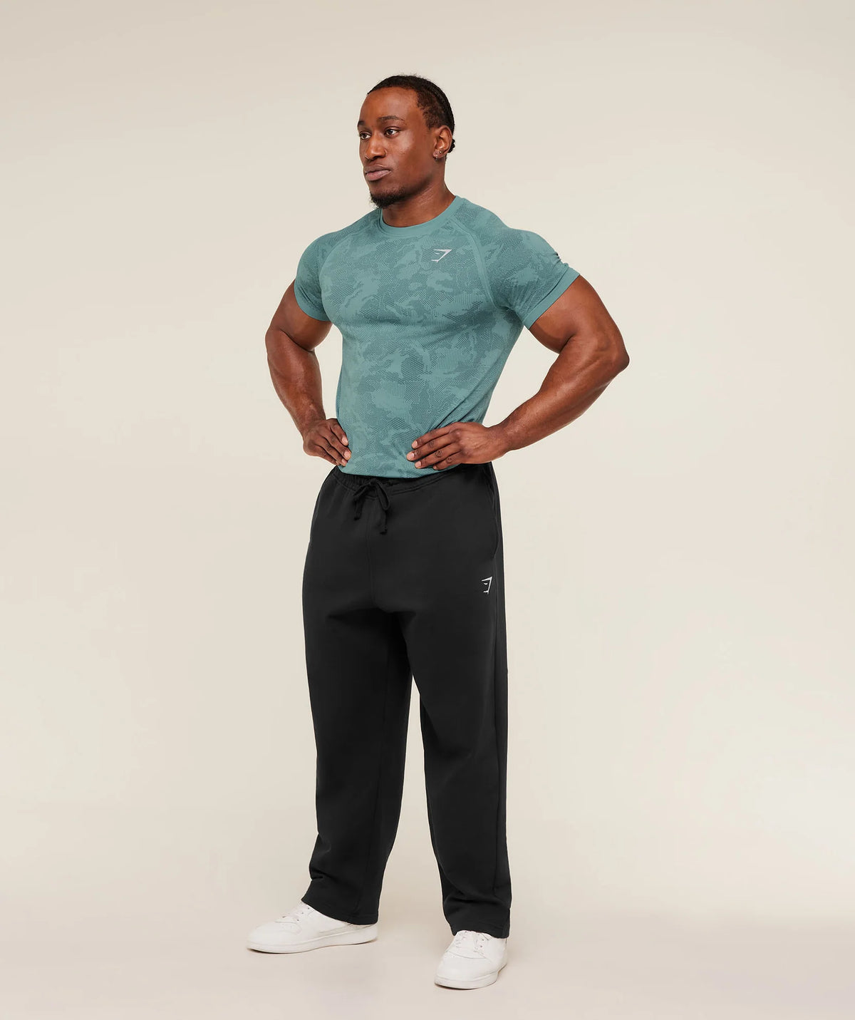 Geo Seamless T-Shirt - Storm Blue/Stealth Blue