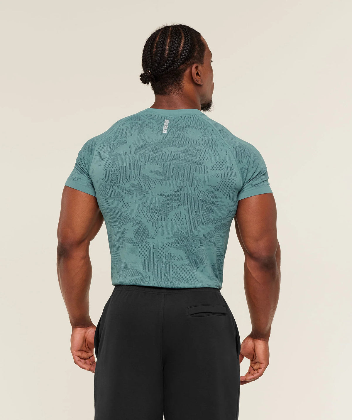 Geo Seamless T-Shirt - Storm Blue/Stealth Blue