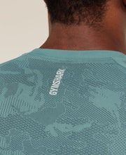 Geo Seamless T-Shirt - Storm Blue/Stealth Blue