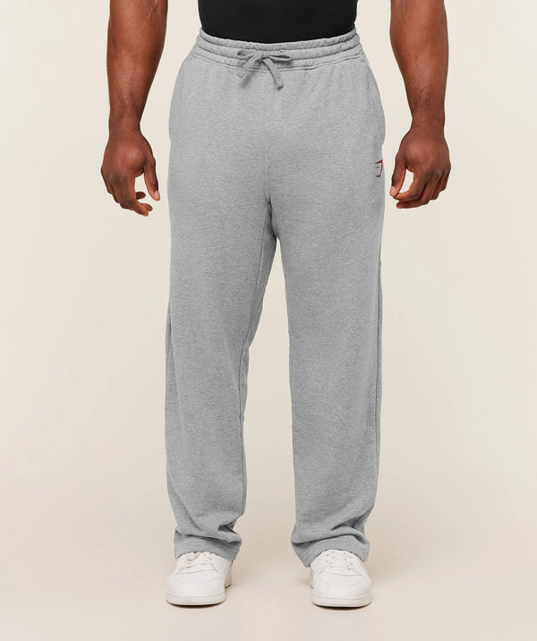 Power Straight Leg Pant - Charcoal Core Marl/Sets Red
