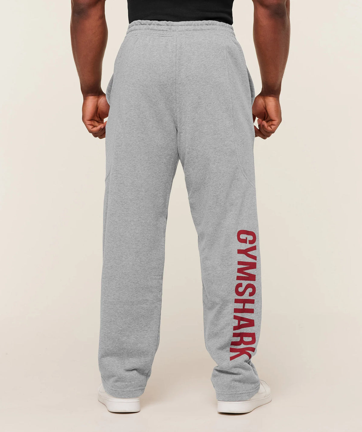 Power Straight Leg Pant - Charcoal Core Marl/Sets Red