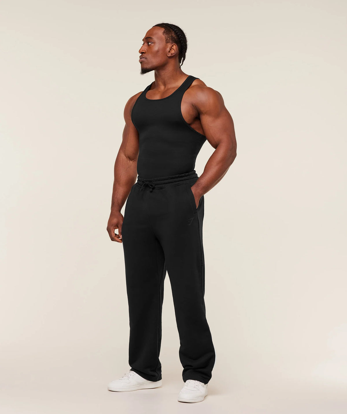 Power Straight Leg Pant - Black/Asphalt Grey