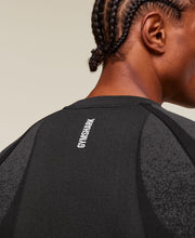 Shadow Seamless Long Sleeve T-Shirt - Black